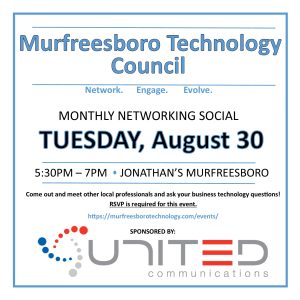 August 2022 MTC Social sponsored by United Communications